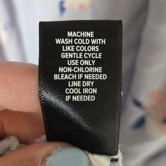 Torrid Blue Floral Faux Wrap Dress Size 00 - Picture 7 of 8